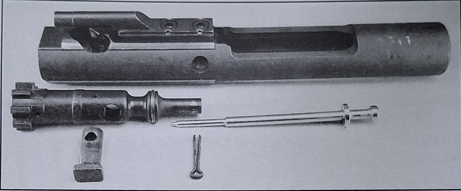Bolt separated from assembly