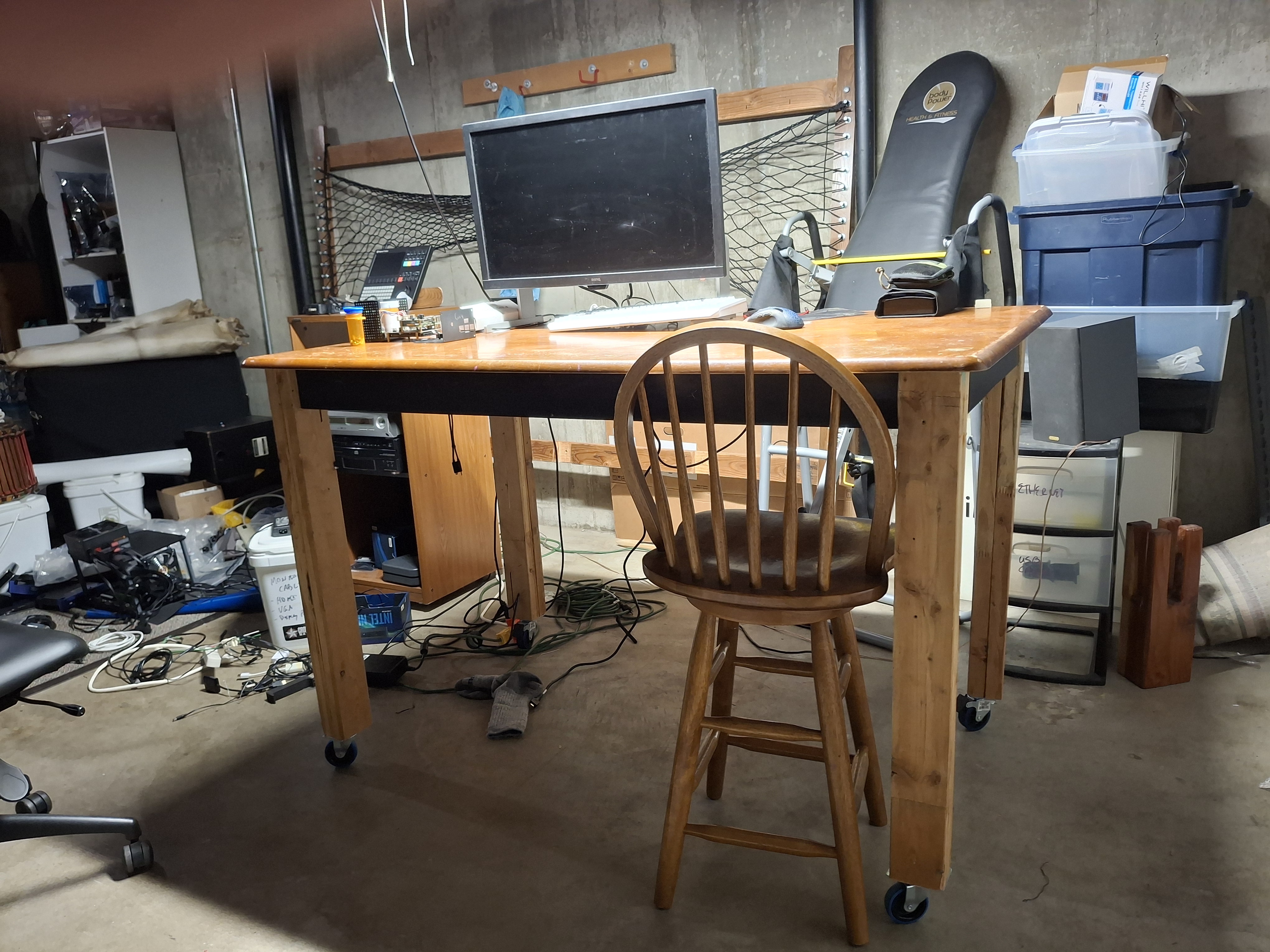 Work Table from found bits