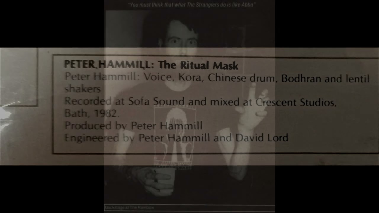 Peter Hamill; The Ritual Mask