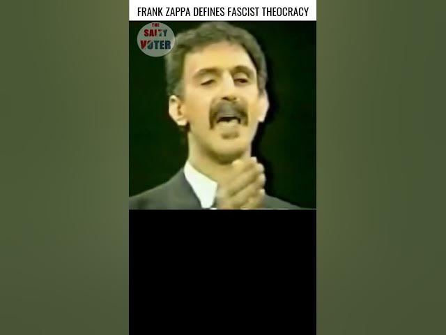 Frank Zappa Defines Fascist Theocracy in 1986 on Crossfire