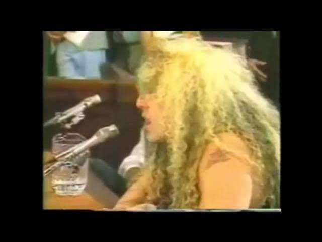 Dee Snider’s PMRC Senate Hearing Speech (Full)