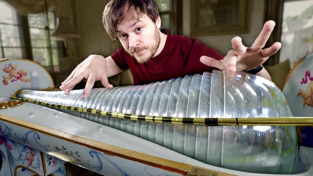 Glass Armonica (spinning glass bowls… that break)