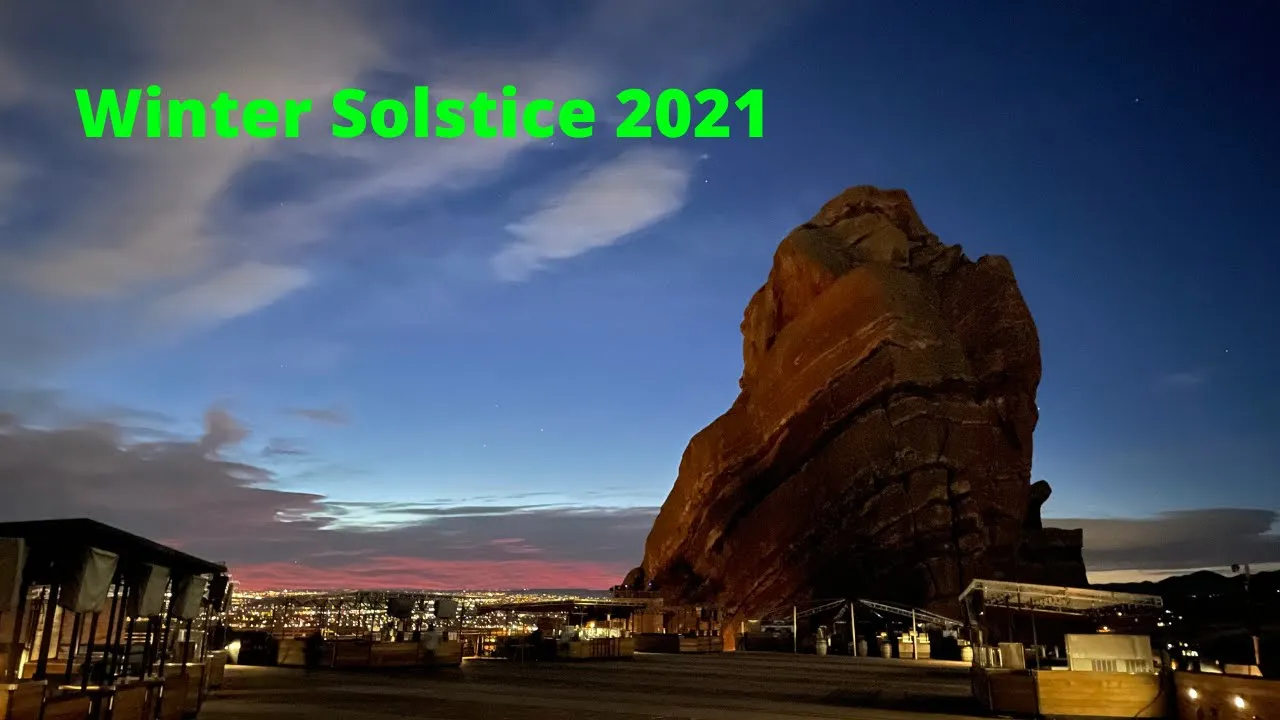 Winter Solstice 2021 Red Rocks / Drumming Up The Sun